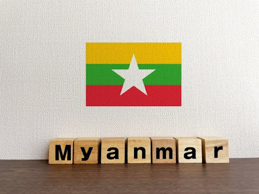 ミャンマー国旗　象徴